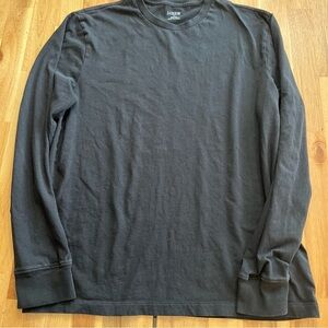 J.Crew Washed Black Long Sleeve Tee Shirt Men’s Medium